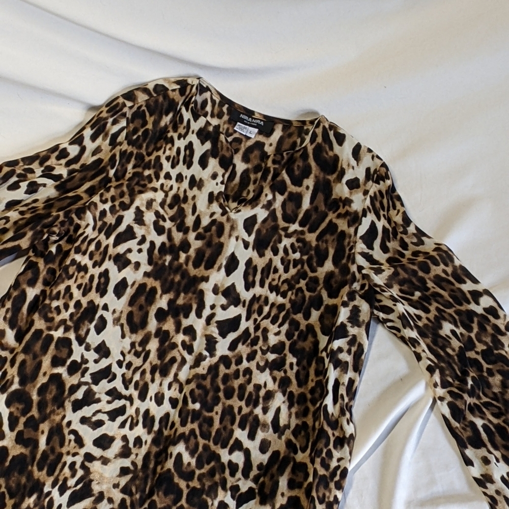 Silk Leopard Dress